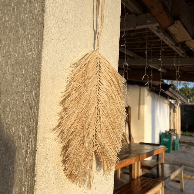 Natural Raffia Wall Hanging Decor