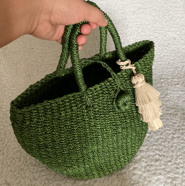 Sac à main en paille d'abaca | Abaca Straw Handbag