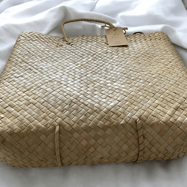 Sac en paille fait main aux Philippines | Filipino Handmade Straw Bag