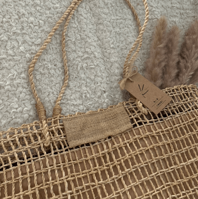 KELLY - Abaca Straw Shoulder Bag