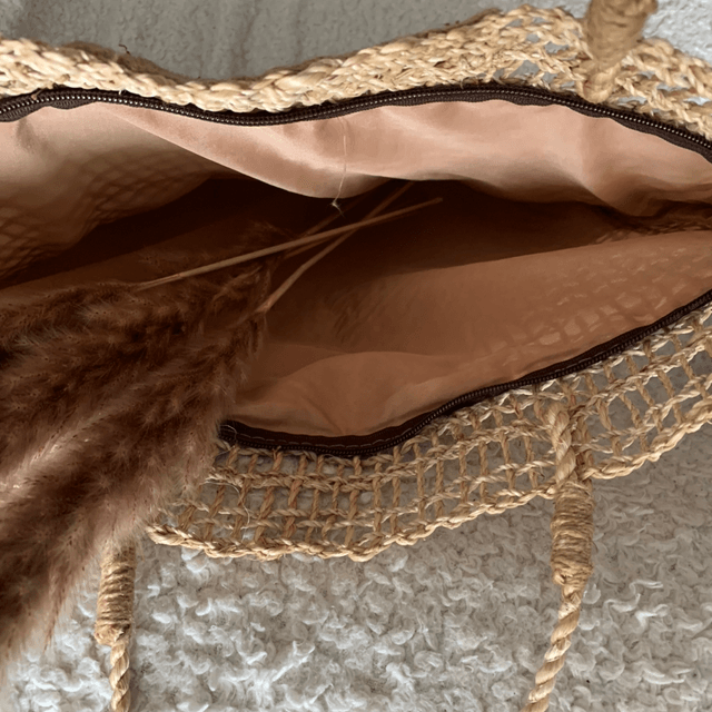 KELLY - Abaca Straw Shoulder Bag